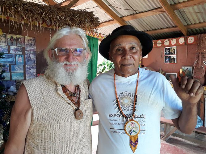 Austausch mit dem Schamanen Mister Mabrik auf Dominica